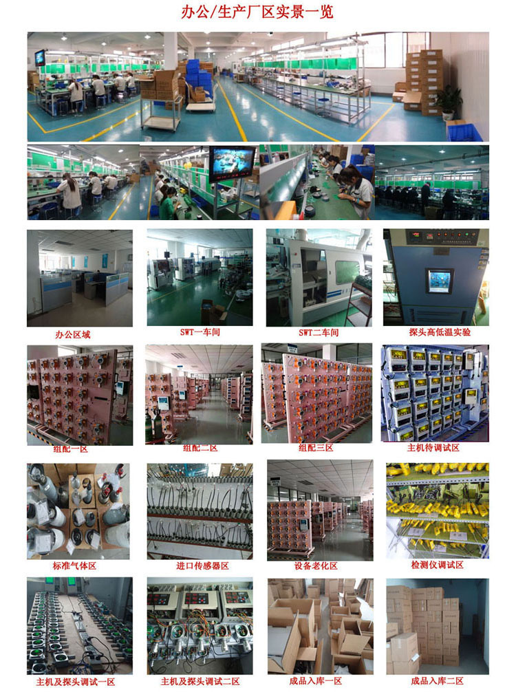 松節(jié)油氣體報(bào)警器生產(chǎn)車間